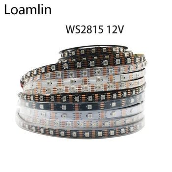 

DC12V WS2815 (WS2812B/WS2813) RGB LED Pixels Strip30/60/144 Pixels/Leds/m Light Individually Addressable LED Dual-Signal