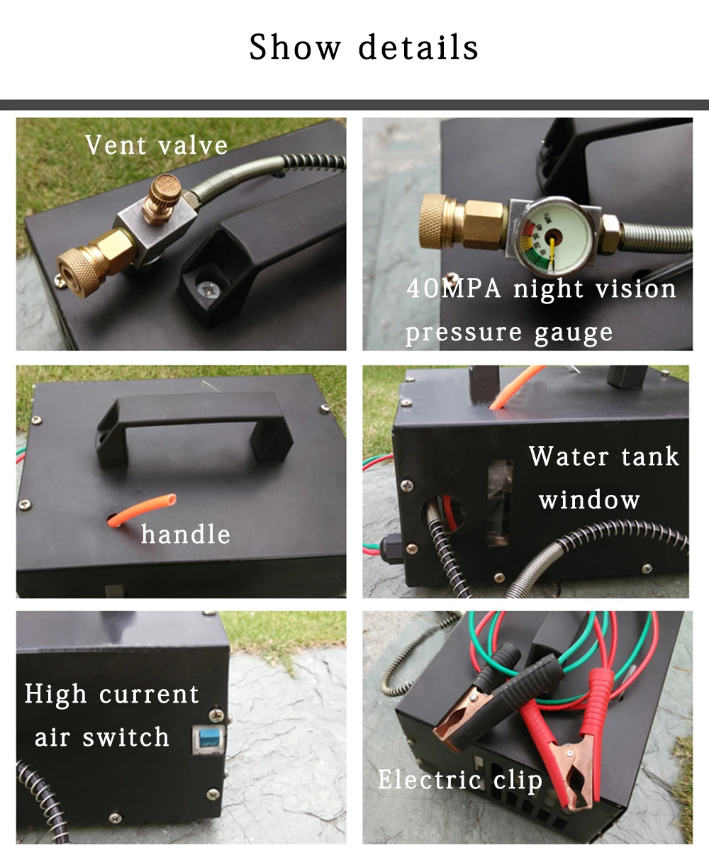 4500psi 300 бар 30 мпа 12 В PCP воздушный компрессор мини насос с 110/220 В трансформатор автомобиля высокого давления воздушный компрессор