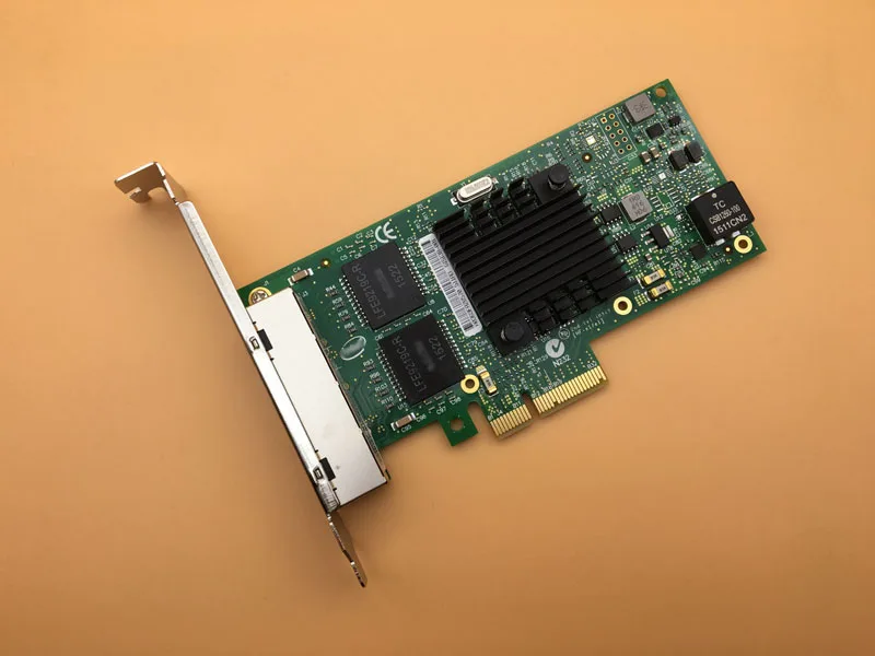 Для I350-T4 PCI-Express PCI-E X4 четыре RJ45 гигабитный порт сервер адаптер NIC