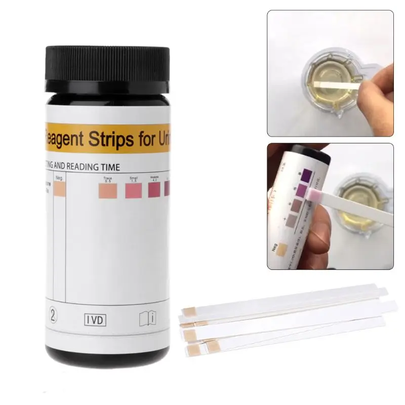 100pcs/set Ketone Strips Home Ketosis Urine Urinary Test-Atkins Diet Weight Lose X4YD