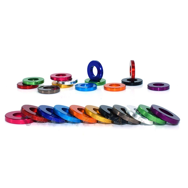 10pcs M5 M6 M8 M10 Aluminum flat washer for RC Model Parts Aluminum countersunk Gasket Washer meson