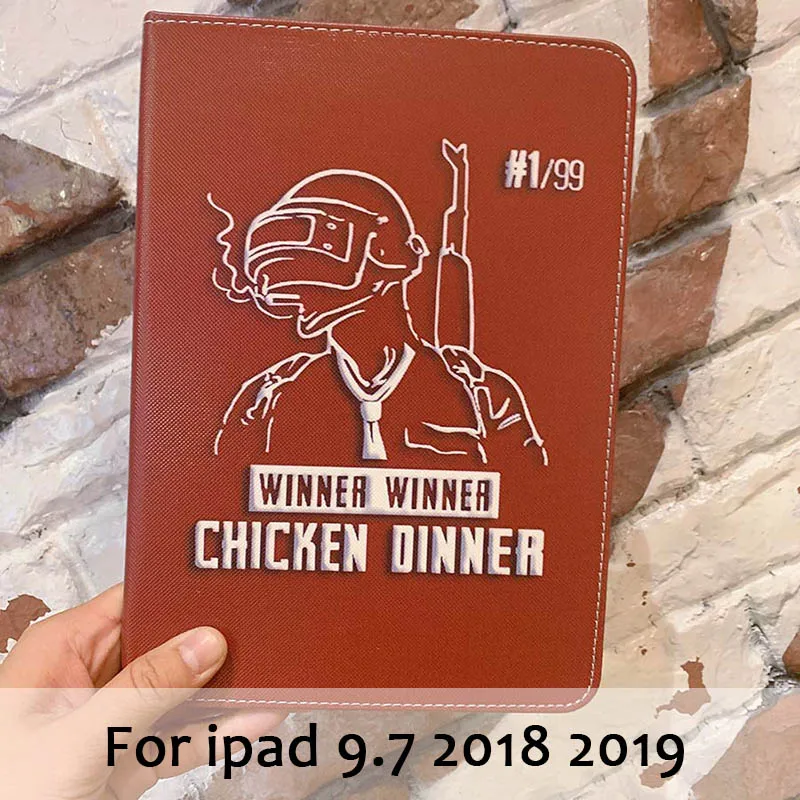 Чехол для планшета для Apple ipad air air1 2 ipad 9,7 PUBG защитный чехол с подставкой для ipad Mini 1 2 3 4 5 - Цвет: Цвет: желтый