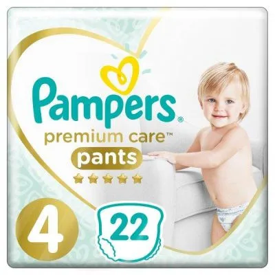 Трусики Premium Care Pampers, размер 4,(9-15 кг), 22 шт