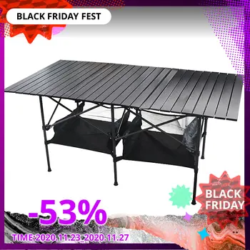 

Portable Foldable Folding Table Desk Camping Outdoor Picnic Aluminium Alloy