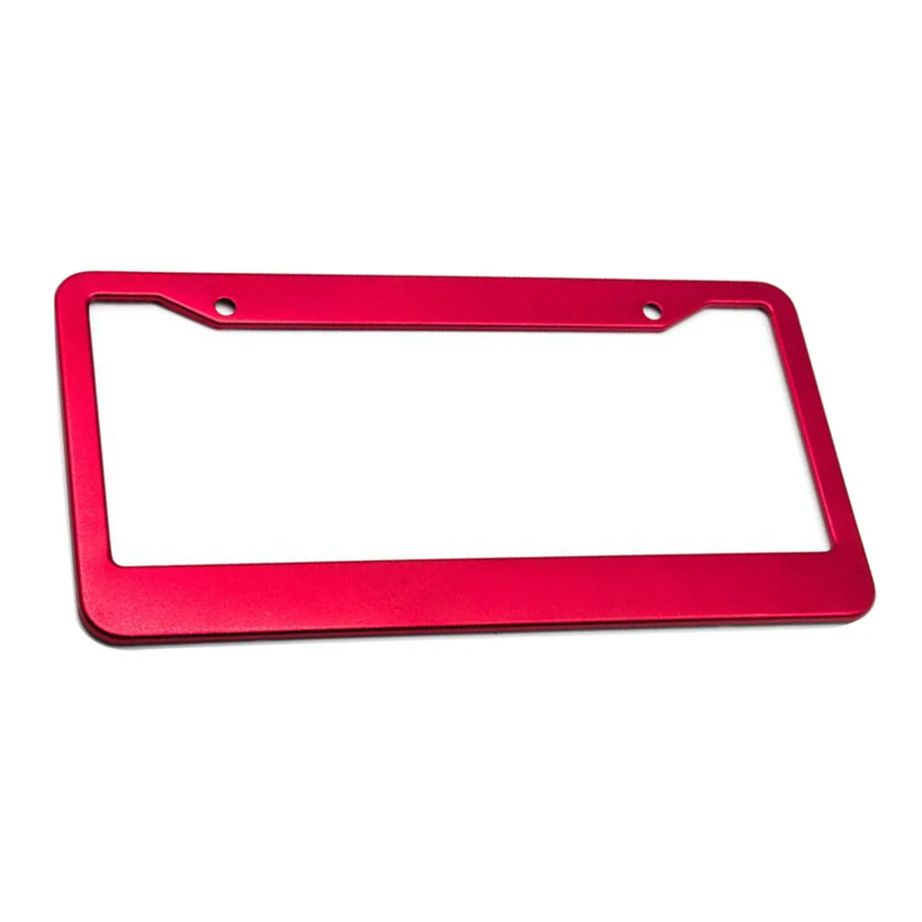 Metal Aluminium Alloy Anodized Car Auto License plate frame holder Blank