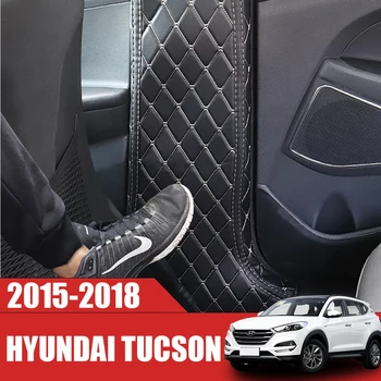 

Anti-kick pad interior modification B-pillar door anti-kick protection pad car Accessories For Hyundai Tucson 2015-2019