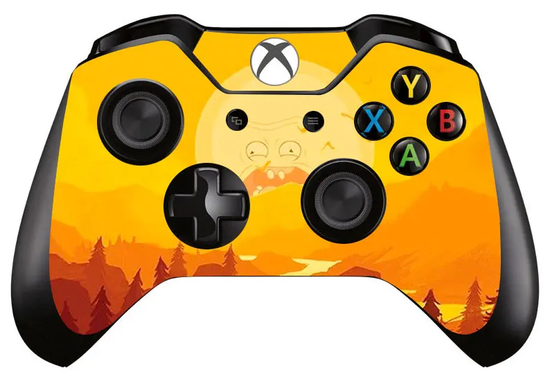 Рик и Морти кожа Наклейка Обложка Наклейка для microsoft Xbox one игровой контроллер геймпад скины наклейки s для Xbox один контроллер - Цвет: QXTM0201