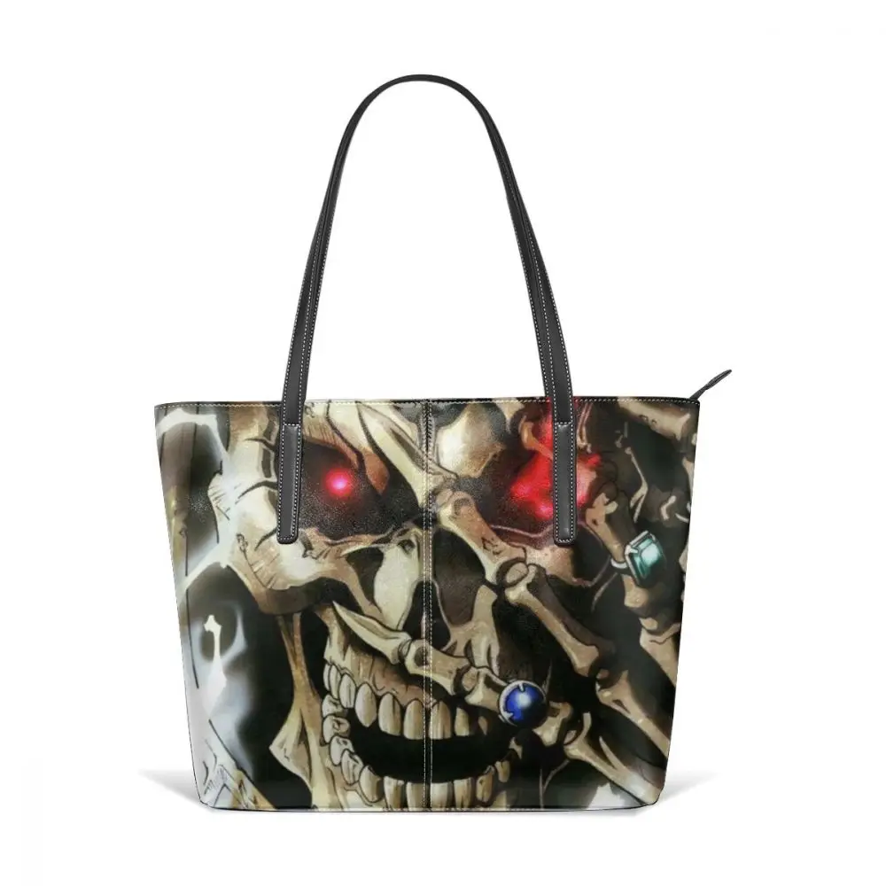 Сумка Overlord Ainz Overlord Nazarick Tomb Chibi сумки с верхней ручкой модная кожаная сумка большая емкость женские сумки - Цвет: Overlord Momonga