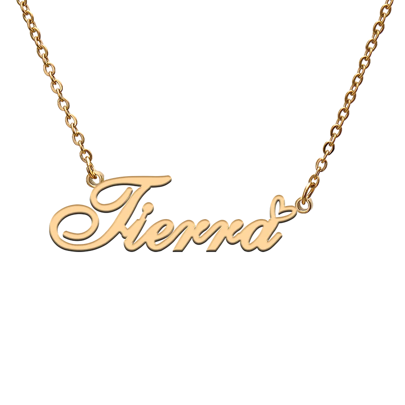 

Custom Personalized Name Necklaces for Tierra Best Friends Birthday Christmas Mother Days Jewelry Gifts