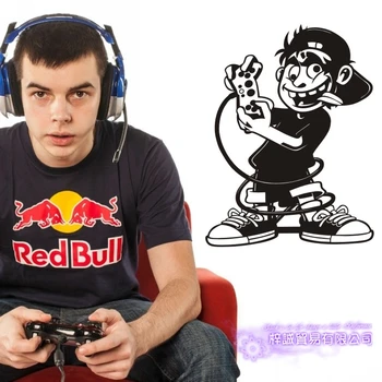 

Game Handle Decal Video Game Controller Sticker Play Decal Gaming Posters Gamer Vinyl Decals Decor Mural Video Game Wall Sticker