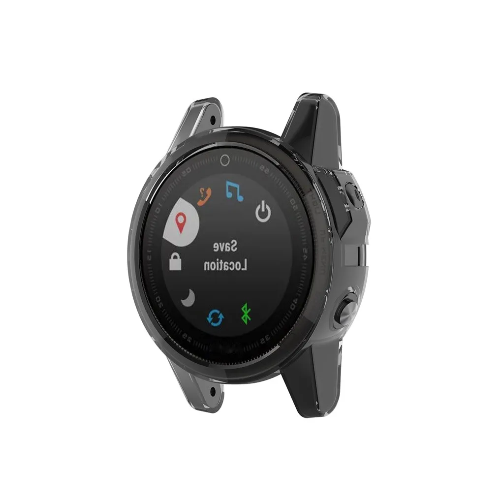 35# мягкий ультра-тонкий кристально чистый ТПУ защитный чехол для Garmin Fenix 5S Смарт-часы защитные аксессуары для Fenix 5 S