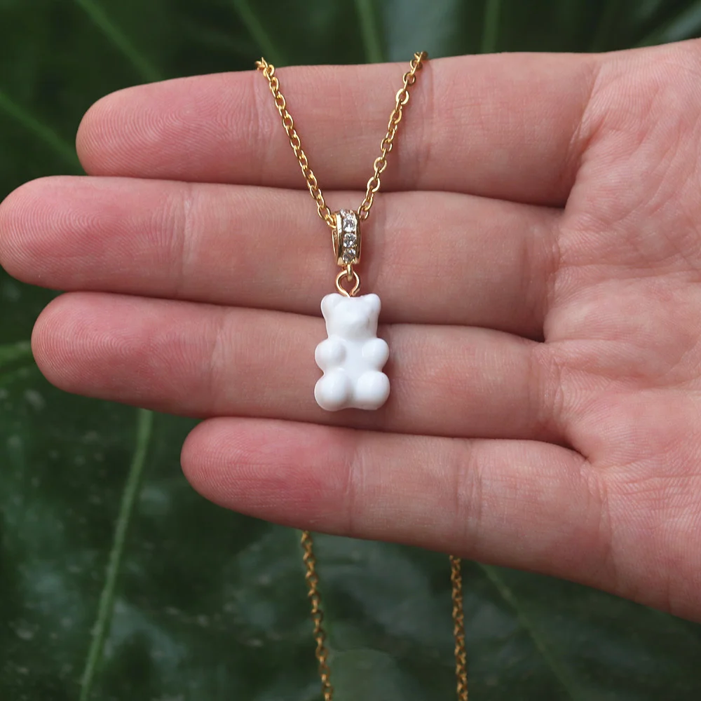 The One and Only Teddy Bear Gold-Filled Necklace