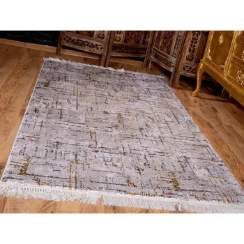 

Latex Anti-Slip Soles Digital Print Velvet Carpet Desire Yellow 80x150 cm