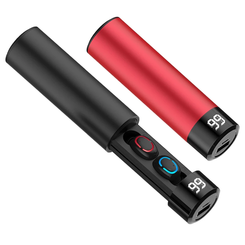 ANKNDO Q67 TWS Bluetooth наушники мини беспроводные наушники 3d стерео бас Музыка гарнитура спортивные наушники Powerbank для Iphone Xiaomi