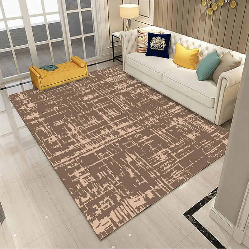 New Nordic Style 3D Printed Carpet Simple Modern High Quality Polyester Home Floor Mat/Carpets for Living Room Bedroom Area Rugs - Цвет: KL24-17