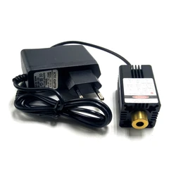 Módulo vermelho focalizável 30x30x50mm do diodo do laser de 250mw 650nm 660nm com ponto do adaptador da c.a. de 5v/linha/forma transversal