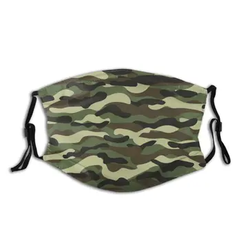 

Multicam Military Reusable Face Mask Anti Haze Dustproof Mask With Filters Protection Cover Respirator Mouth Muffle