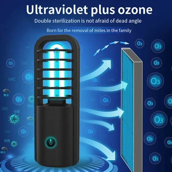 

Portable UV Lamp Ultraviolet UVC Ozone Light For Cabinet Clothes Refrigerator Disinfection Rod Anti-UV Germicidal Light Cleaning