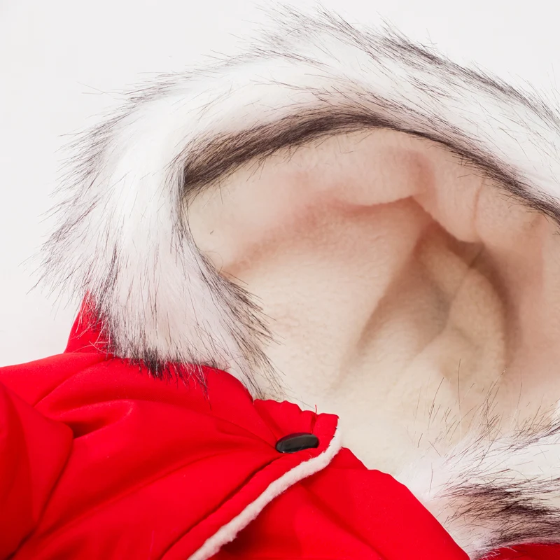 Hipidog модное утепленное хлопковое зимнее пальто для собак с капюшоном, одежда для щенков
