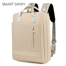 Большой емкости мужская водонепроницаемая нейлоновая сумка для женщин 15,6 дюймов рюкзак для ноутбука с зарядным портом школьные сумки для мальчиков и девочек-подростков