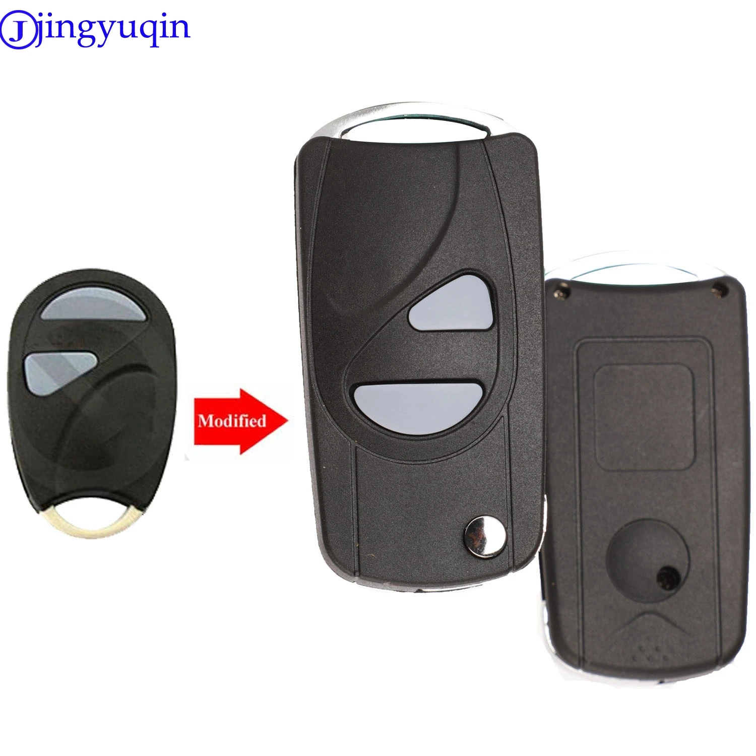 Jingyuqin 10P 2B Pieghevole Caso Chiave Auto Per Suzuki Wagon R Auto Chiave Modificata Chiave In Bianco Borsette Copertura