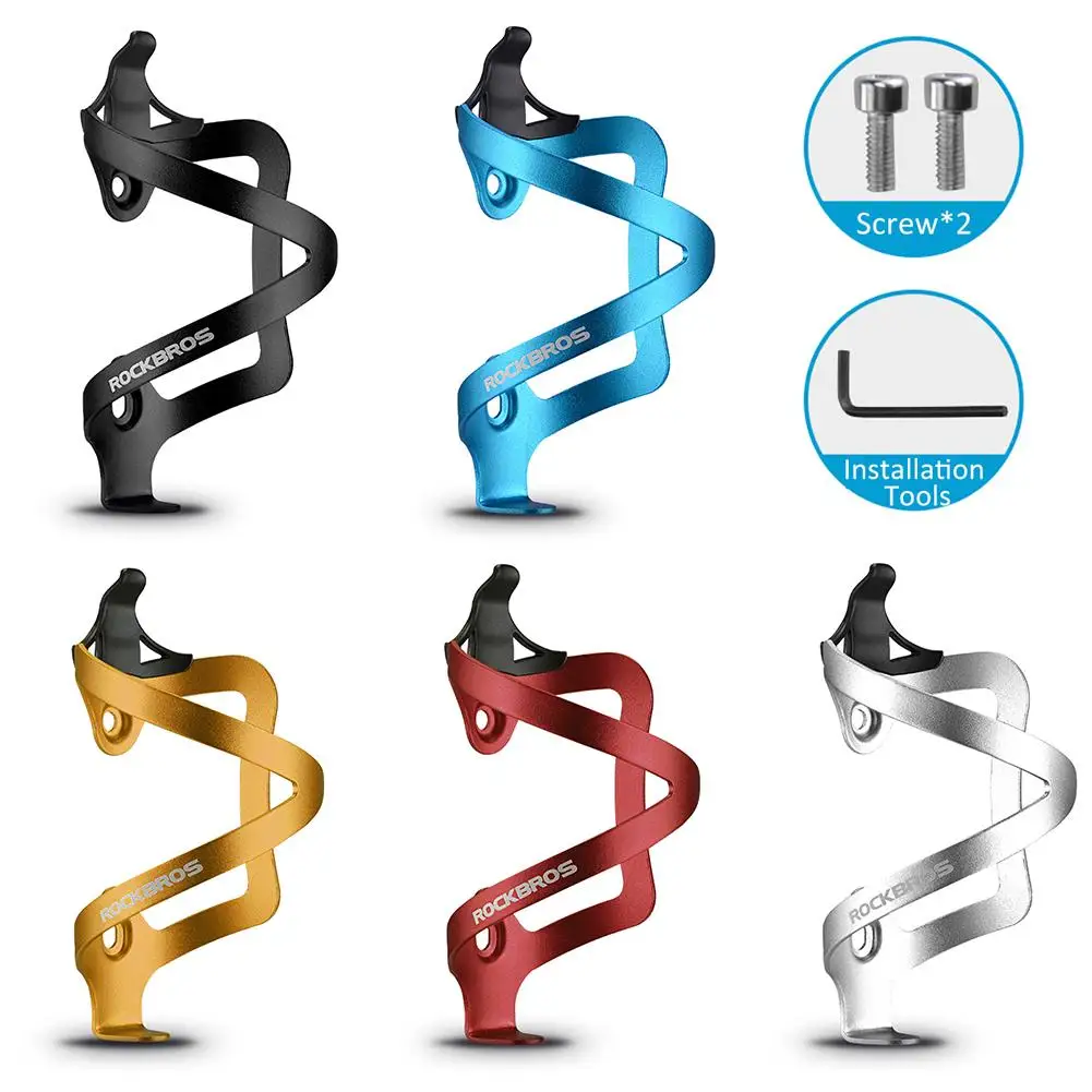 Universal Water Bottle Cage Aluminum Alloy Bicycle Water Bottle Holder Water Cup Bracket For Mountain Bike Cycling Accessories