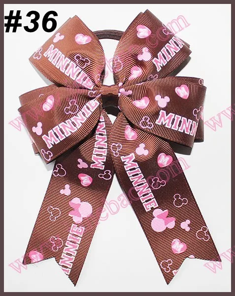 120 шт., Бутик для девочек 5-6,5 дюймов, бант, хвост, бант для волос, эластичные банты