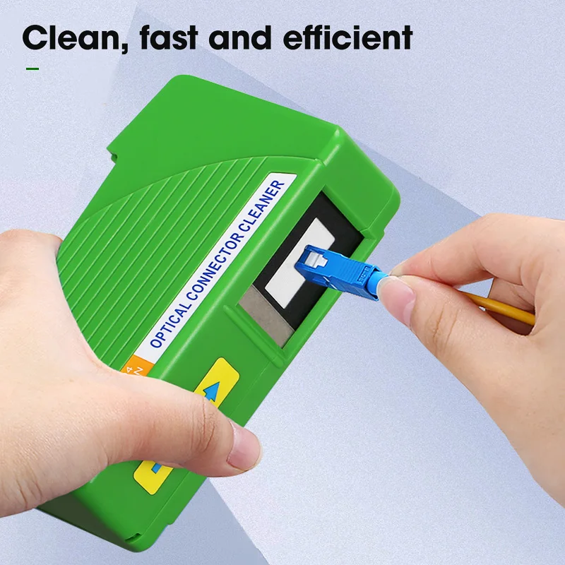 

Fiber Conector Cleaning Cassette,Optical Fiber Connector Cleaner ,500 times Fiber Optic Cleaning Box Free Shipping