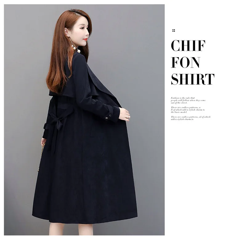Осень, стиль, Женское пальто в европейском и американском стиле, модное, элегантное, британский стиль, приталенная юбка, подол средней длины