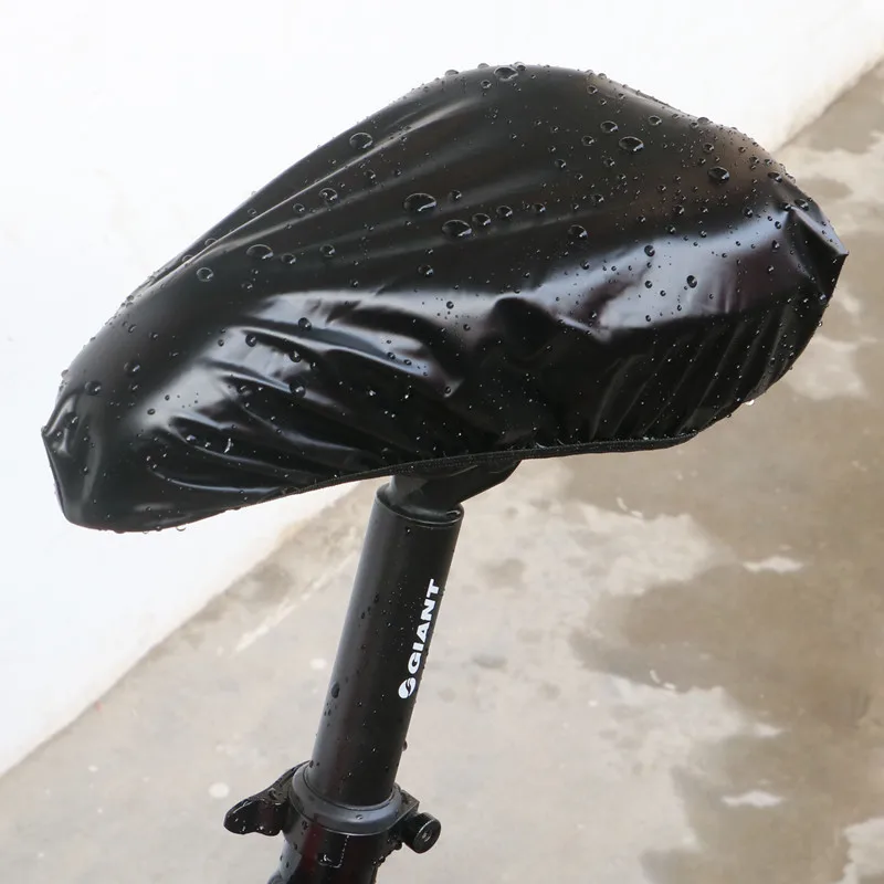 ECENCE 2x bicycle saddle rain cover waterproof bicycle sa saddle rain cover waterproof bicycle saddle cover Black 11030303 