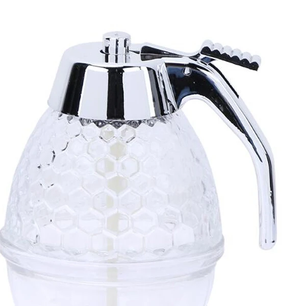 ABSS-200ML дозатор меда банка контейнер чашка сок сироп чайник Кухня пчела капельная подставка держатель портативный кухонный акриловый для хранения