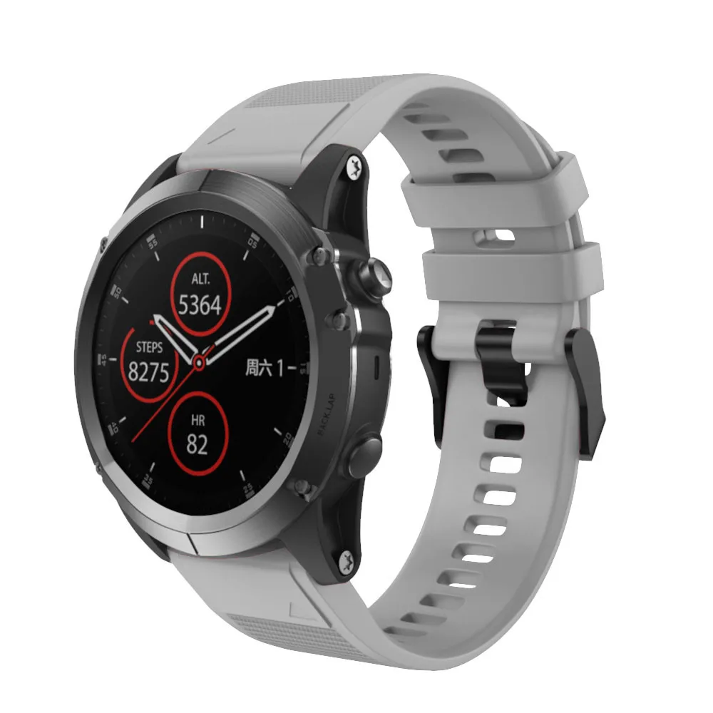 Мягкий силиконовый ремешок для часов Fenix 5X Plus 3/3HR часов|Ремешки часов| |