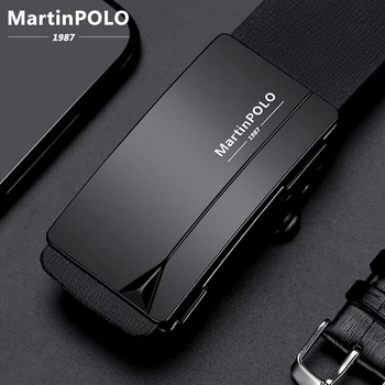 

Belt Men Genuine Luxury Leather Belts for Men Strap Male Metal Toothless Buckle Designer Belts Men High Quality MP02301P