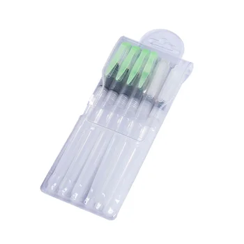 

6PCS Water Coloring Brush Pen Set for Watercolor Painting Water Soluble Pencils Brush Pens Light Green