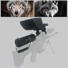 Hot Best Outdoor Hunting optics sight Tactical digital Infrared night vision riflescope with Battery Monitor and Flashlight hunting night vision riflescope monocular device scope optics sight tactical digital infrared binoculars with flashlight