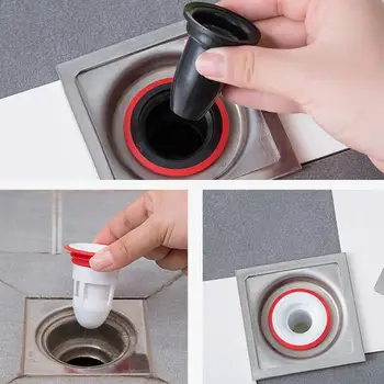 

1PC Bath Shower Floor Strainer Cover Plug Trap Siphon Water Deodorant Kitchen Filter Drain Sink Bathroom Prevention Insect D7E4