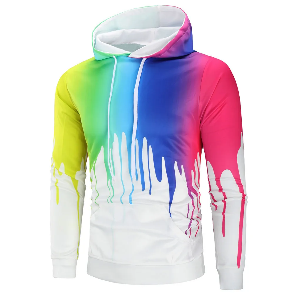 

Hoodie men's new style in autumn and winter, European and American men's digital printing casual Hoodie long sleeve Hoodie man