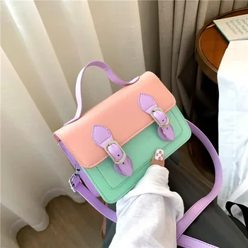 

Bags for women 2020 new luxury handbags Crossbody pink boho korean style women vintage brand leather purse designer shoulder bag