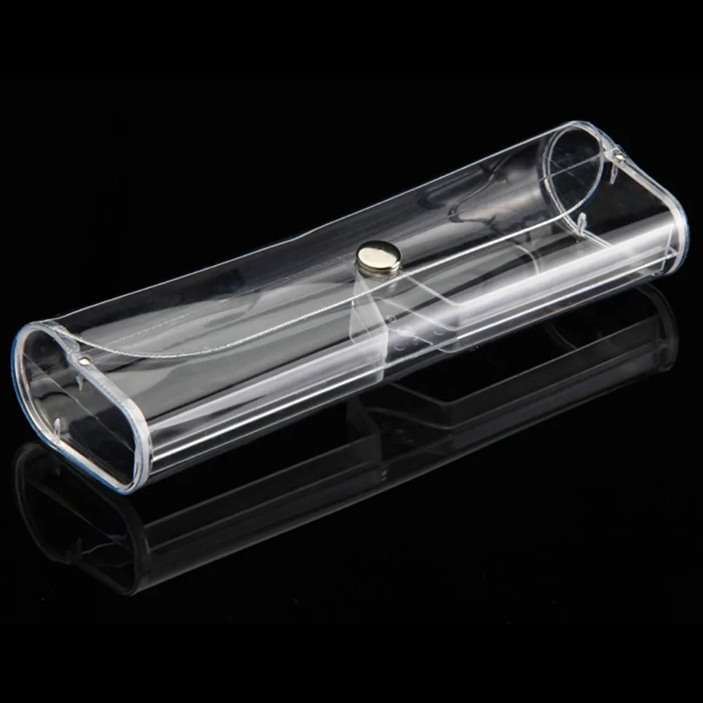 1pcs 1 шт модный портативный пластиковый полупрозрачный чехол для очков PP коробка для очков для мужчин и женщин - Цвет: 1pcs