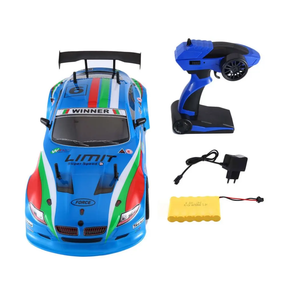 1/10 700mAh 2,4G гоночный автомобиль 1:10 RC модель автомобиля 25 км/ч плоский спортивный Дрифт автомобиль игрушки ЕС вилка для детей Подарки