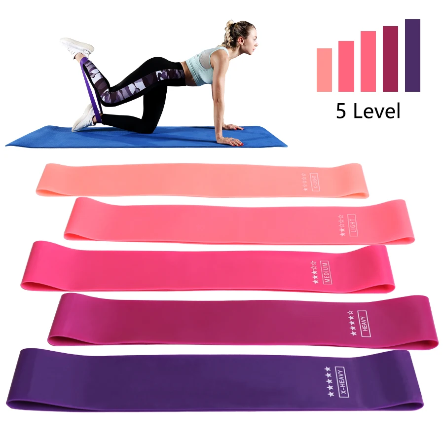 Bandas elásticas de resistencia para Fitness, Crossfit, ejercicio, entrenamiento, Fitness, deporte, Yoga, equipo de gimnasio para fuerza