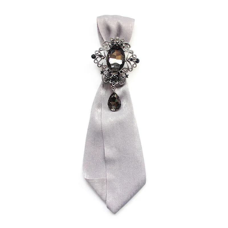 Rhinestone Bow Tie Элегантная взрослая Женская Мужская рубашка галстук-платок винтажная, со стразами, кристаллами Брошь булавка галстук для жениха работы Свадебная вечеринка подарок галстук-бабочка - Цвет: Rhinestone Bow Tie