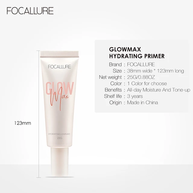 FOCALLURE Makeup Primer Pore Blurring Oil Control Cosmetics For Face Long Lasting Professional Smooth Skin Base