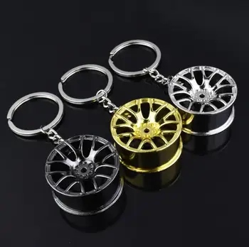 

5pcs/lot Free Shipping Zinc Alloy Bag Pendant Fashion Metal Turbo Charger Key Ring Key Chain Gift Handbag Car Accessories