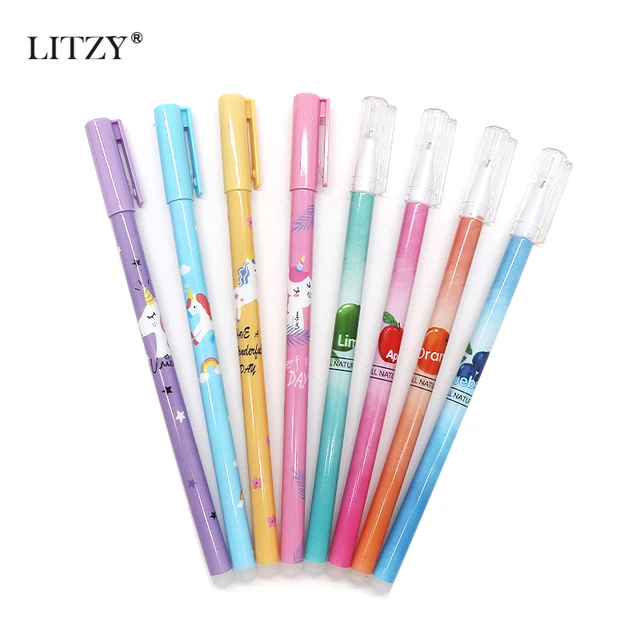 Gel Pen Stationery - 20pcs/set Kawaii Candy Color Gel Pens Kids 0.5mm Cute  Colored - Aliexpress