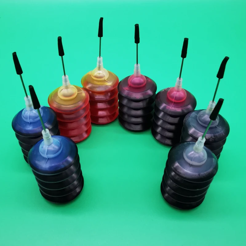30ml Black C M Y Refill Ink Kit Universal Dye Inks Bottle For EPSON HP Canon Brother Lexmark Inkjet Printer CISS Cartridge 2 Set dye ink kit ink refill kit ink cartridge refill kit