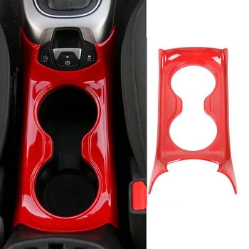 

Cup Holder Panel Cover For Jeep Compass 2017 2018 2019 2020 Car Interior Accessories Decoration Stickers ABS Red Chrome Blue