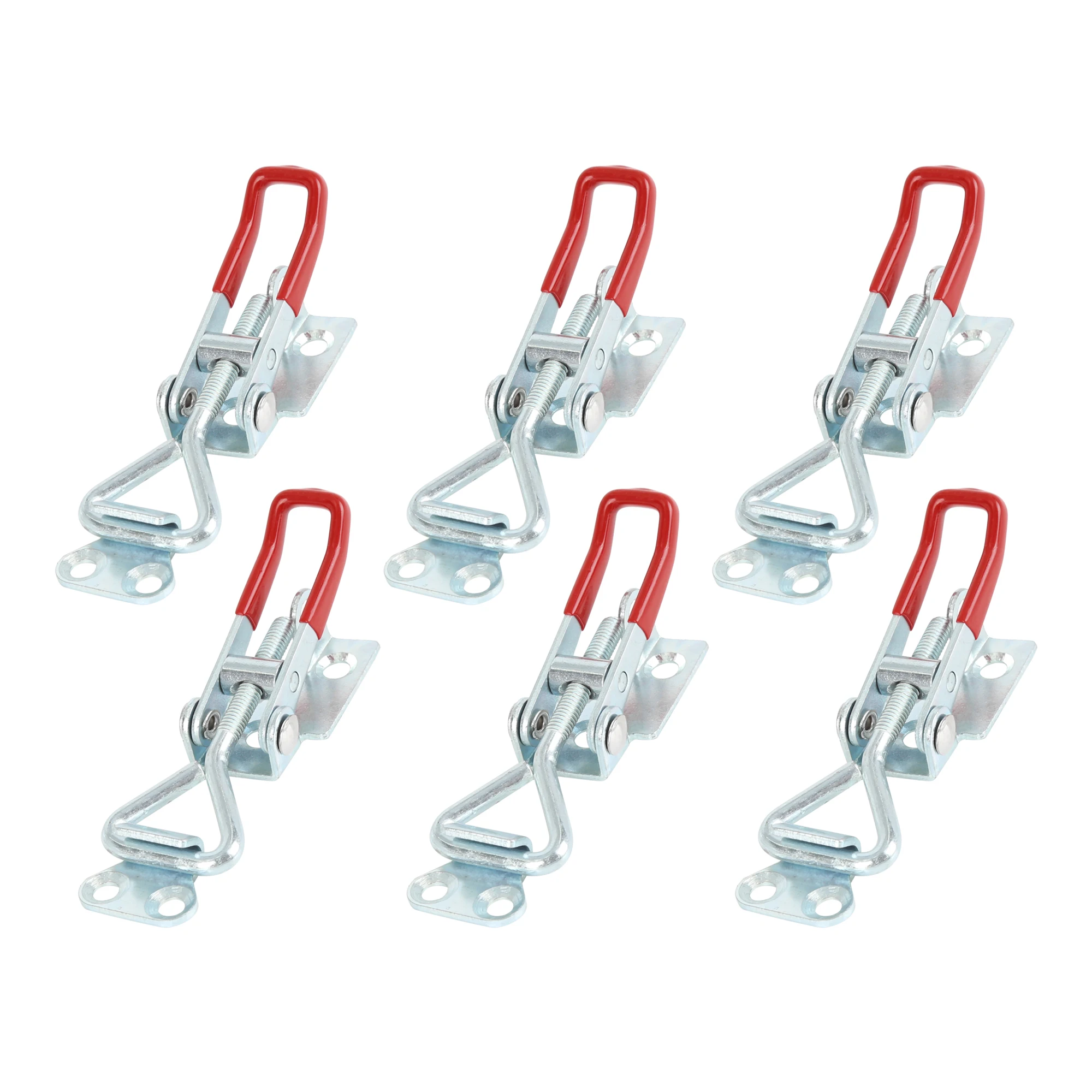 

Uxcell 2/4/6/8Pcs Car Adjustable Pull Latch Toggle Latch Clamp Hasp with keyhole/without hole 100Kg 220Lbs Holding Capacity 4001