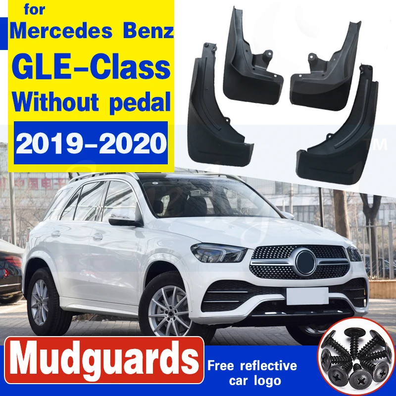 

Car Mudflaps Fender Mud Flap Splash Guard Mudguards For Mercedes Benz GLE Class V167 W167 350 450 2019-2020 Without pedal