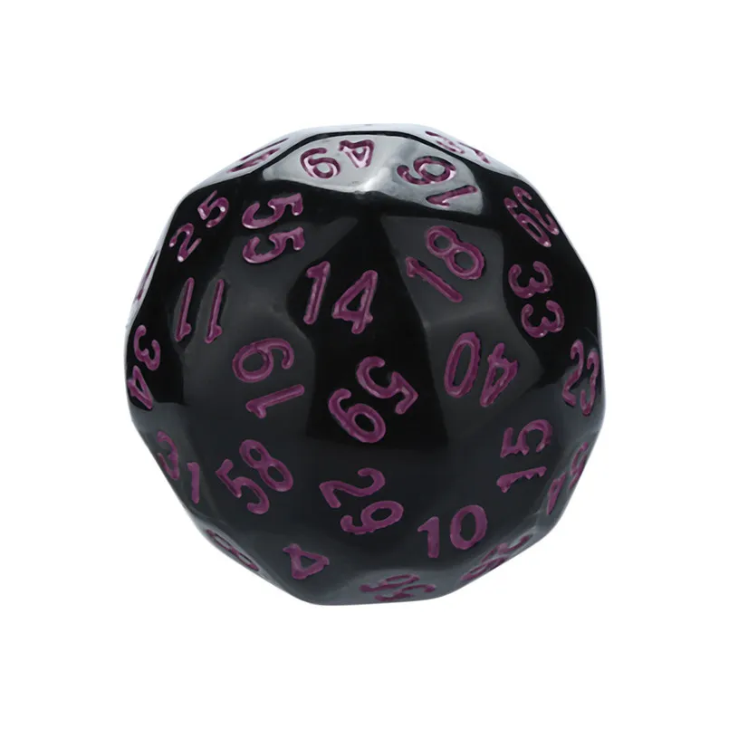 6Pcs 60-faced dnd dice sets polydice dados poliedricos freaky dice game polyhedron D60 multi-faceted acrylic dados de rpg 30A20 (2)